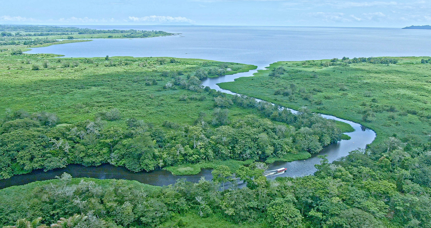 San Juan River with boats