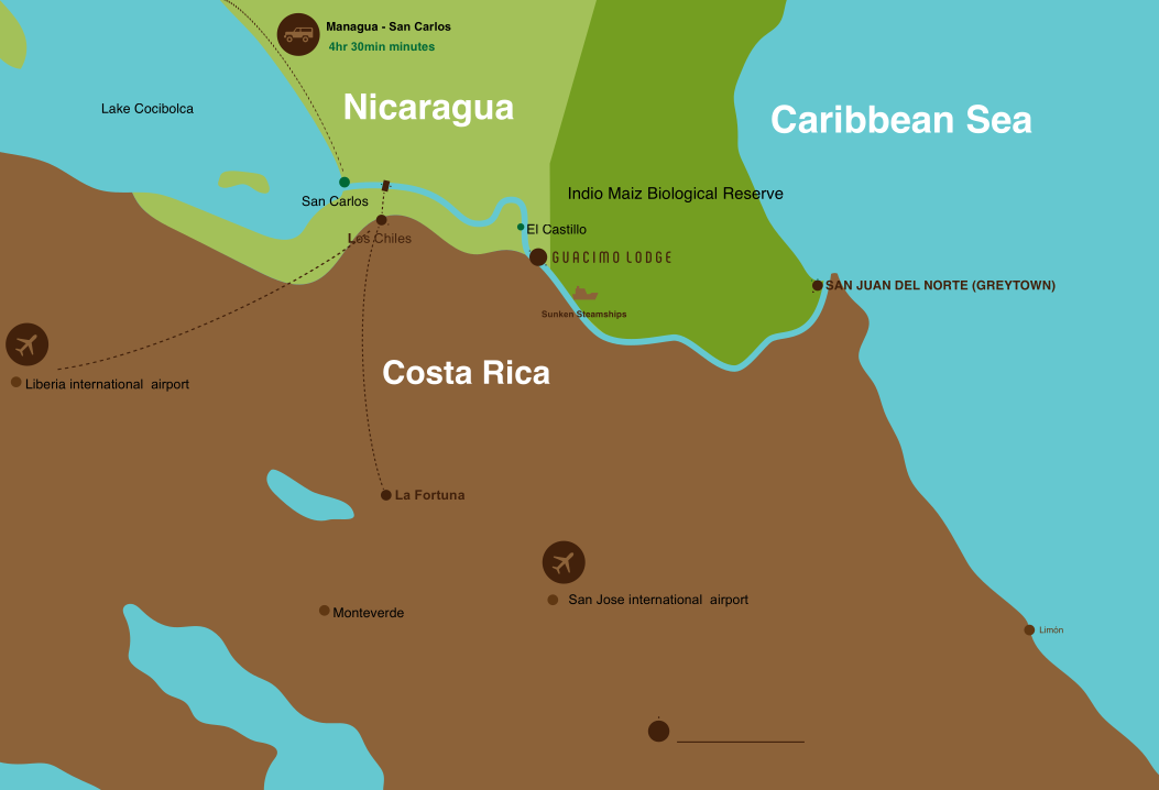 Nicaragua map